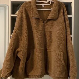 Old Navy Tan Sherpa Jacket